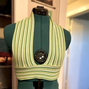Cider knitted adjustable halter